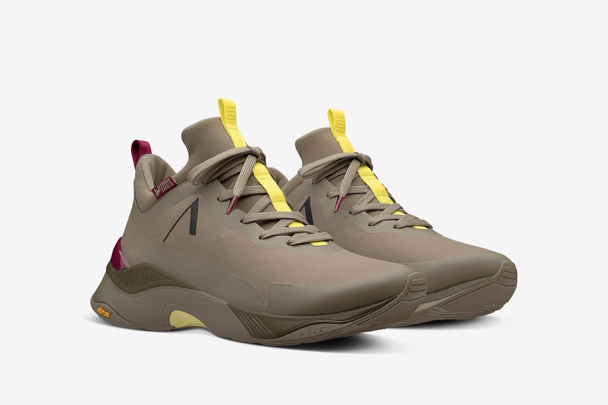 ARKK Collection Stormrydr Nylon HL VULKN Vibram | Khaki Ruby | Men Stormrydr